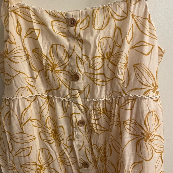 NWT LC Lauren Conrad Print Button-Front Maxi Dress Size Medium - Picture 4 of 7
